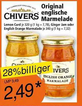 CHIVER'S Original englische Marmelade