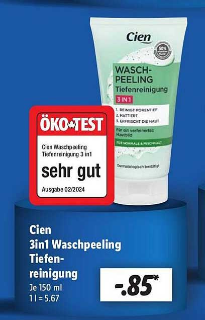 Cien 3in1 Waschpeeling Tiefenreinigung