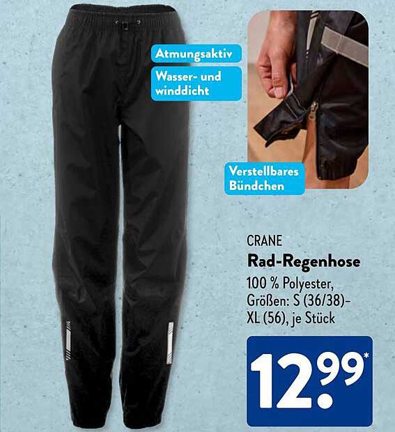 CRANE Rad-Regenhose