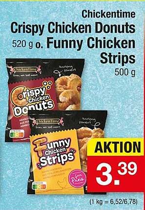 Crispy Chicken Donuts oder Funny Chicken Strips