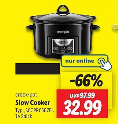 Crock-Pot Slow Cooker Typ „SCCPRC507B“