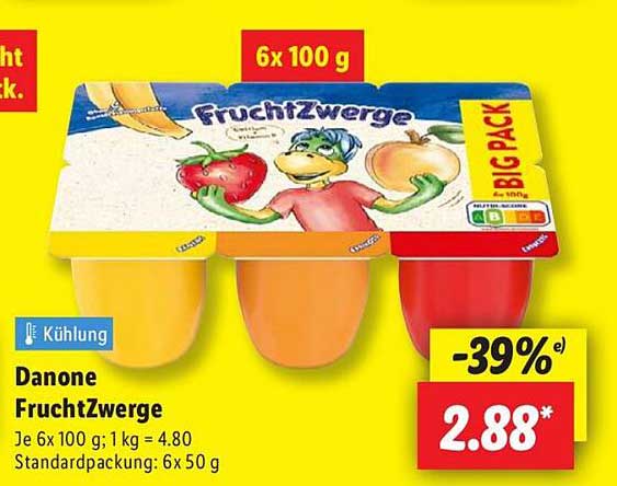 Danone FruchtZwerge 6x100g