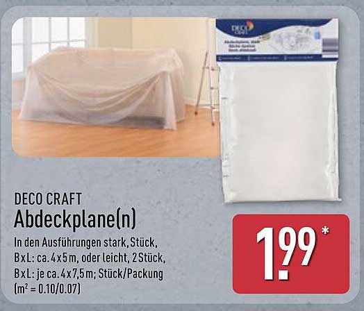DECO CRAFT Abdeckplane(n)
