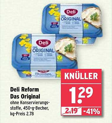 Deli Reform Das Original - Ohne Konservierungsstoffe