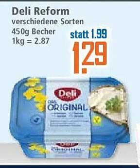 Deli Reform verschiedene Sorten 450g Becher