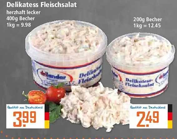 Delikatess Fleischsalat 400g Becher