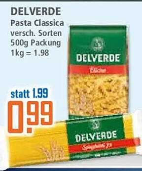 DELVERDE Pasta Classica - Verschiedene Sorten 500g