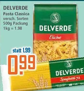 DELVERDE Pasta Classica verschiedene Sorten 500g