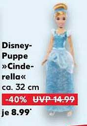 Disney-Puppe »Cinderella« ca. 32 cm