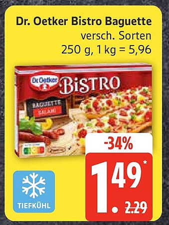 Dr. Oetker Bistro Baguette - Verschiedene Sorten