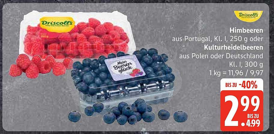 Driscoll's Himbeeren und Kulturheidelbeeren - Frischer Genuss aus der Natur