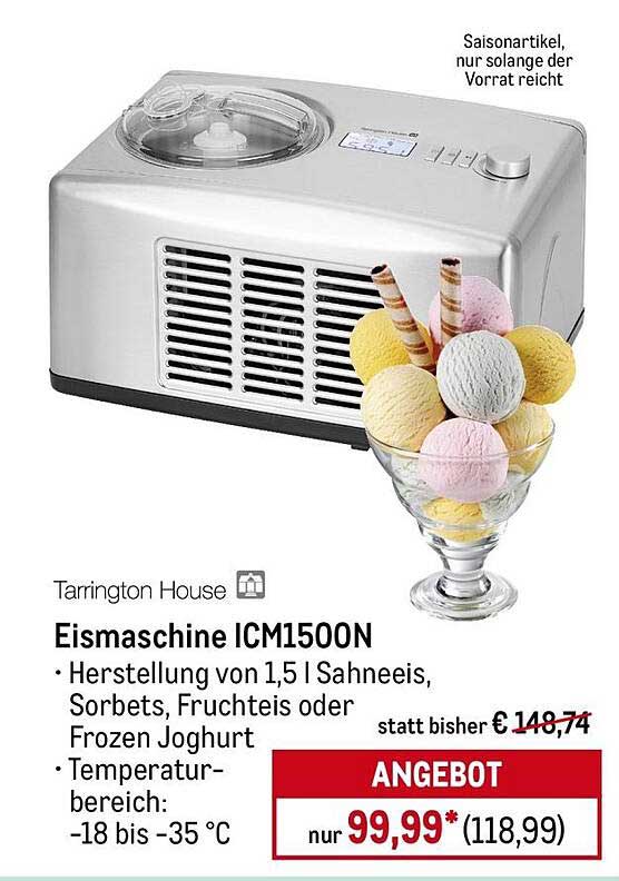 Eismaschine ICM1500N