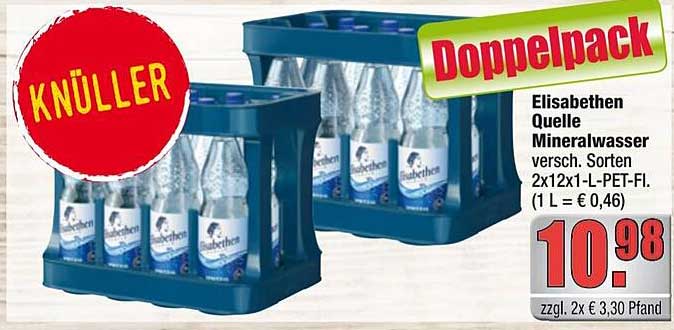 Elisabethen Quelle Mineralwasser Doppelpack