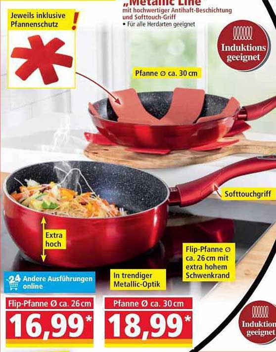 Fabulous Metallic Line Pfannen – Kochen mit Stil!