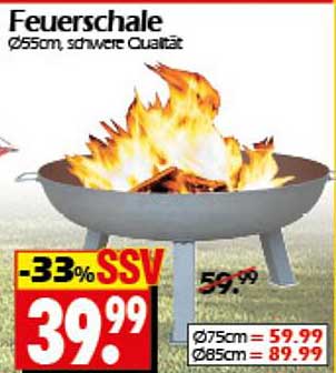 Feuerschelle Ø55cm, schwere Qualität
