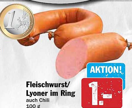 Fleischwurst / Lyoner im Ring - auch Chili