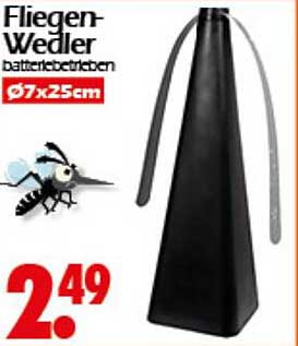 Fliegen-Wedler batteriebetrieben  Ø7x25 cm