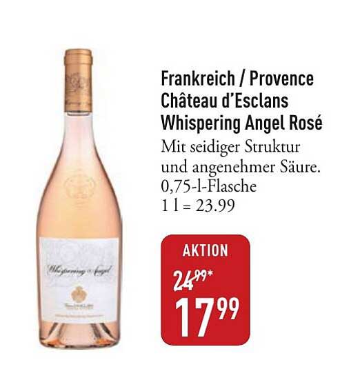 Frankreich / Provence Château d'Esclans Whispering Angel Rosé