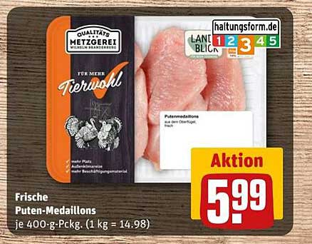 Frische Putenschnitzel - Puten-Medaillons