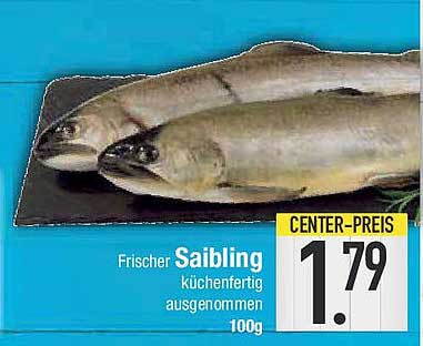 Frischer Saibling küchenfertig 100g