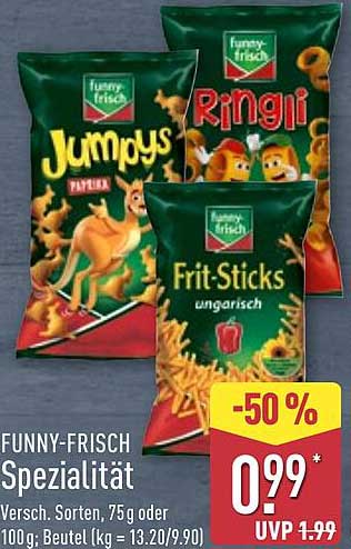 FUNNY-FRISCH Spezialität - Verschiedene Sorten