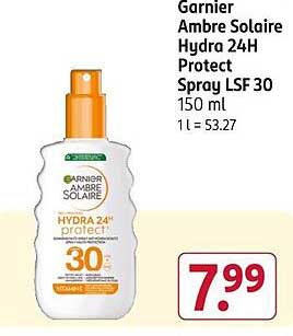 Garnier Ambre Solaire Hydra 24H Protect Spray LSF 30 - 150 ml