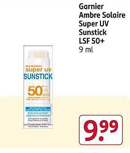 Garnier Ambre Solaire Super UV Sunstick LSF 50+ 9 ml