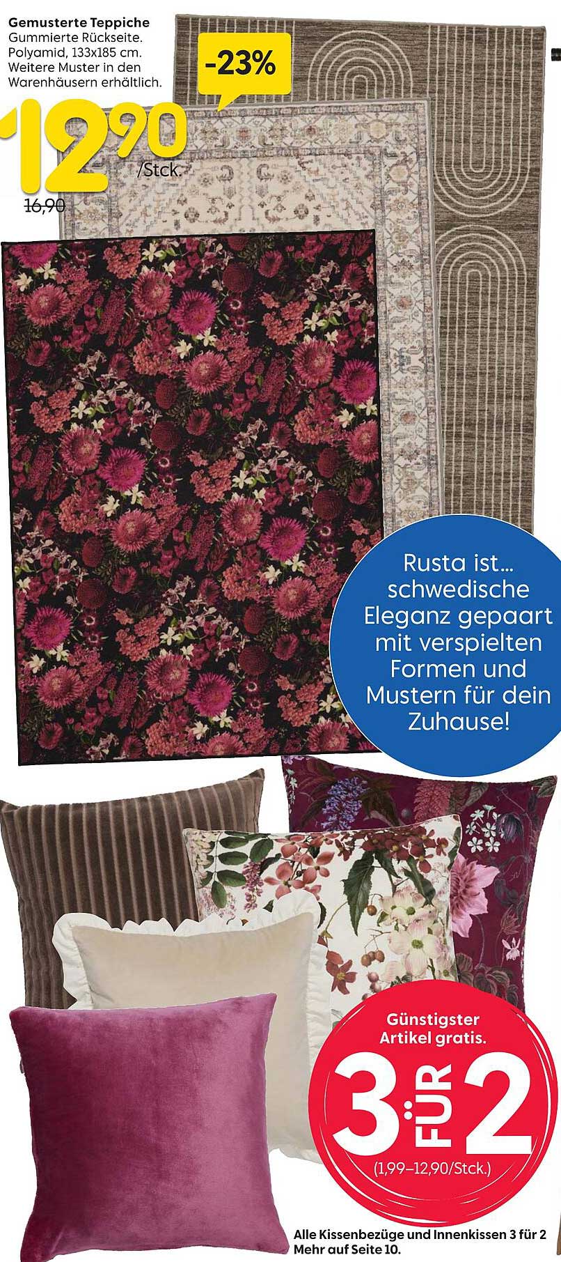 Gemusterte Teppiche - 23% Rabatt