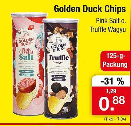 Golden Duck Chips - Pink Salt oder Truffle Wagyu