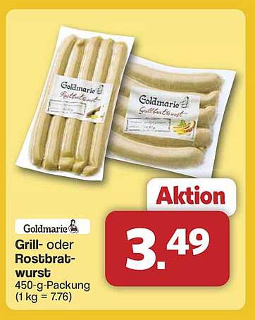 Goldmarie Grill- oder Rostbratwurst 450-g-Packung