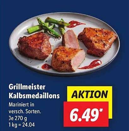 Grillmeister Kalbsmedaillons – Marinierte Genussmomente