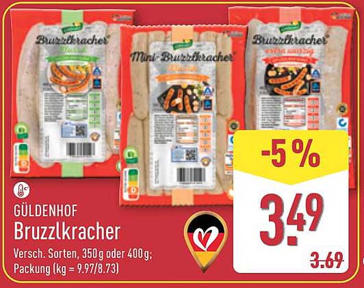 GÜLDENHOF Bruzzlkracher, 350 g oder 400 g, Verschiedene Sorten