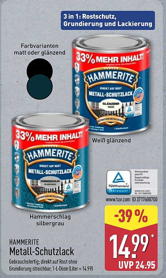 HAMMERITE Metall-Schutzlack