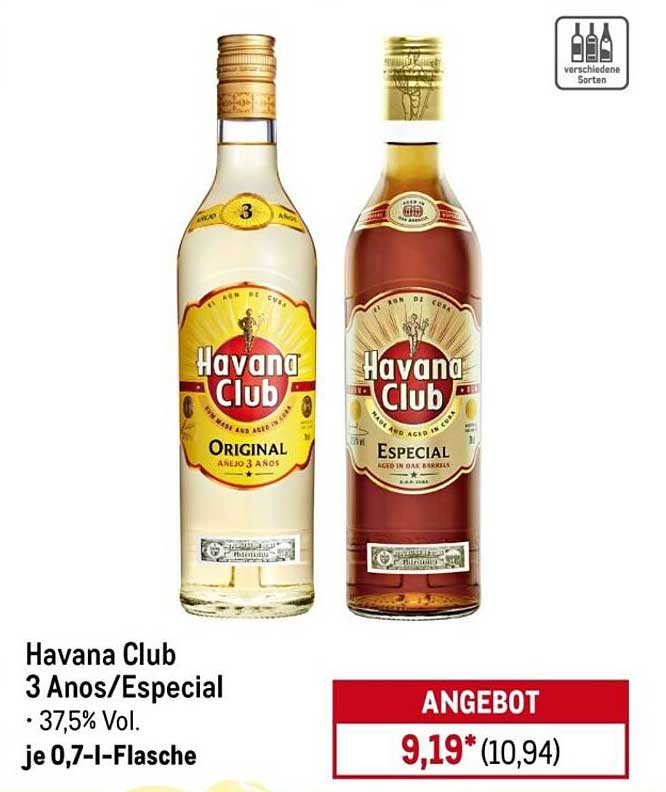 Havana Club 3 Anos/Especial - 0,7 l
