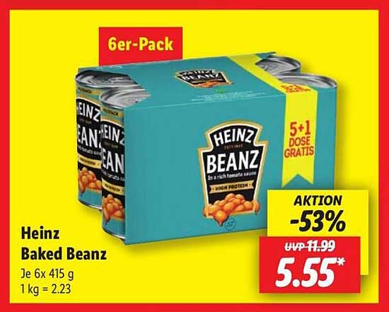 Heinz Baked Beanz 6er-Pack