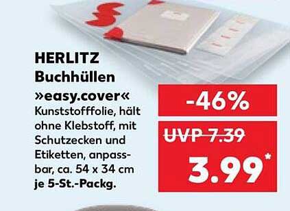 HERLITZ Buchhüllen »easy.cover«