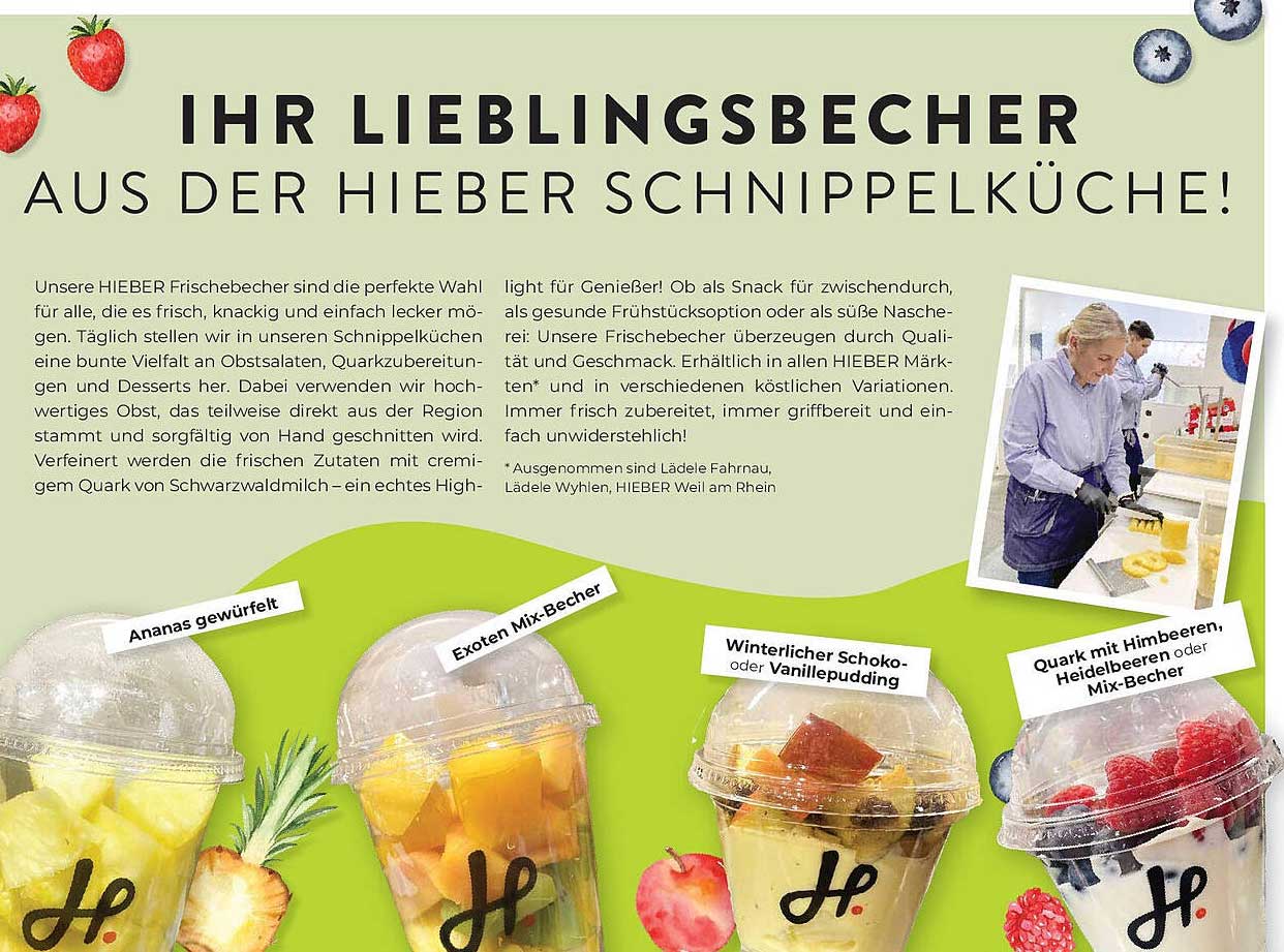 HIEBER Frischebecher - Ihre perfekte Erfrischung