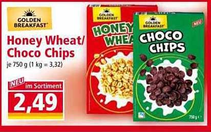 Honey Wheat/Choco Chips 750 g