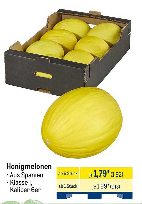 Honigmelonen aus Spanien