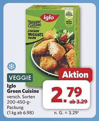 Iglo Green Cuisine Chicken Nuggets vegan, 200-450 g