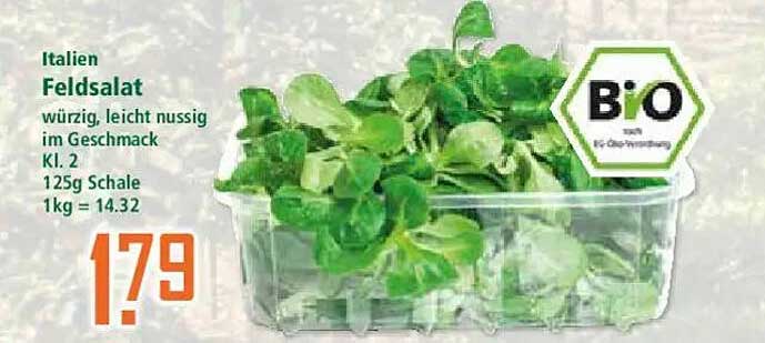 Italienischer Feldsalat - würzig, leicht nussig im Geschmack