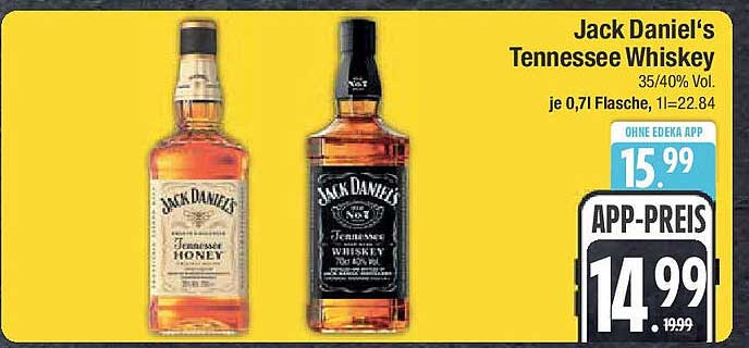 Jack Daniel's Tennessee Whiskey 0,7l
