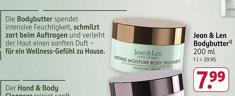 Jean & Len Bodybutter 200 ml