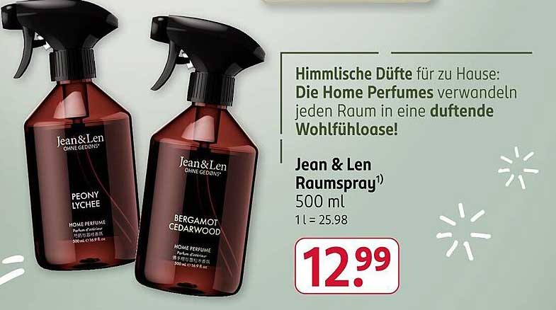 Jean & Len Raumspray 500 ml