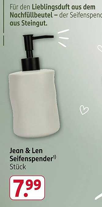 Jean & Len Seifenspender
