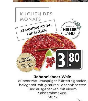 Johannisbeer Waie, Stück
