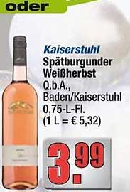 Kaiserstuhl Spätburgunder Weißherbst