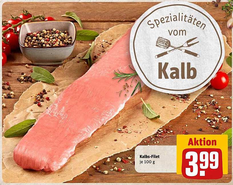 Kalbs-Filet je 100 g