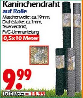 Kaninchen-Draht auf Rolle