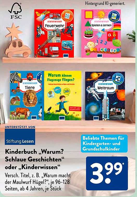 Kinderbuch „Warum? Schlaue Geschichten“ oder „Kind Wissen“